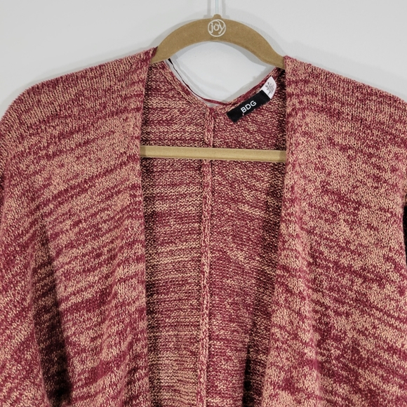 BDG Urban Outfitters slouchy open front space dyed knit grandpa cardigan sweater - Picture 2 of 8